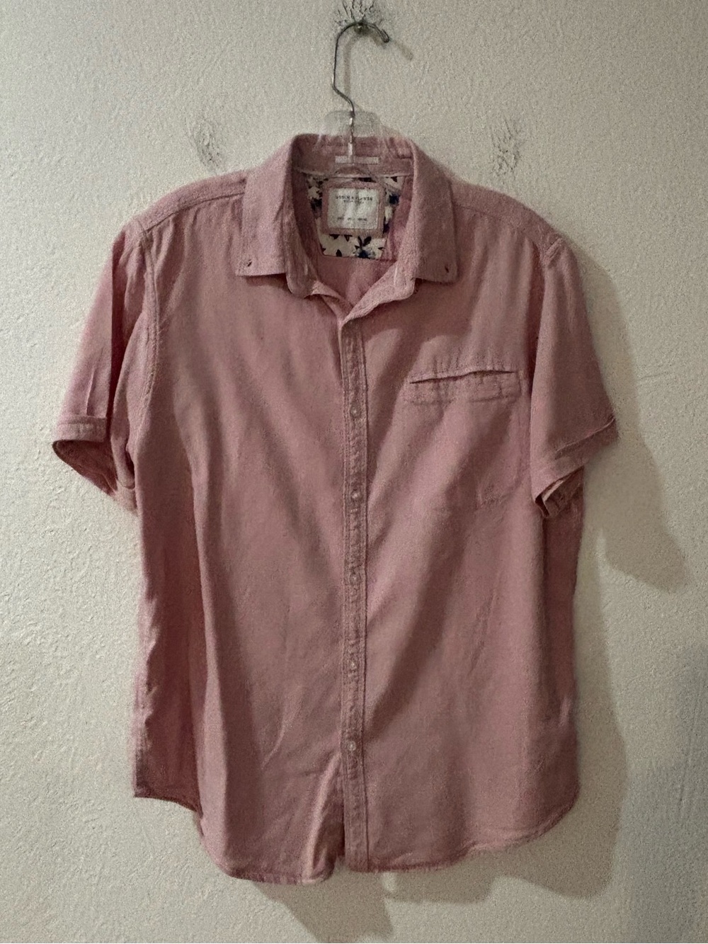 Denim & Flower Ricky Singh Pink Chambray Shirt
